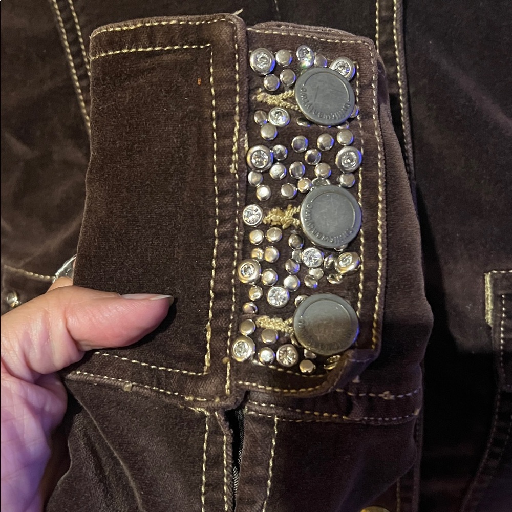 Twill 22 twenty two jacket with studs and bling - Picture 4 of 11